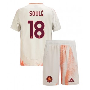 AS Roma Matias Soule #18 Dětské Venkovní dres komplet 2024-25 Krátký Rukáv (+ trenýrky)